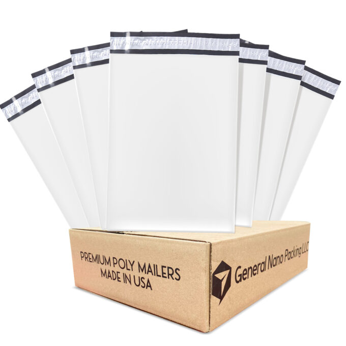 36x24 Poly Mailers Shipping Bags White 2.0 mil
